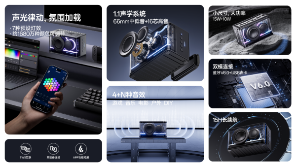 AY便携潮酷赛博音箱——精巧进化震撼来袭尊龙凯时新版APP首页花再 NEW PL